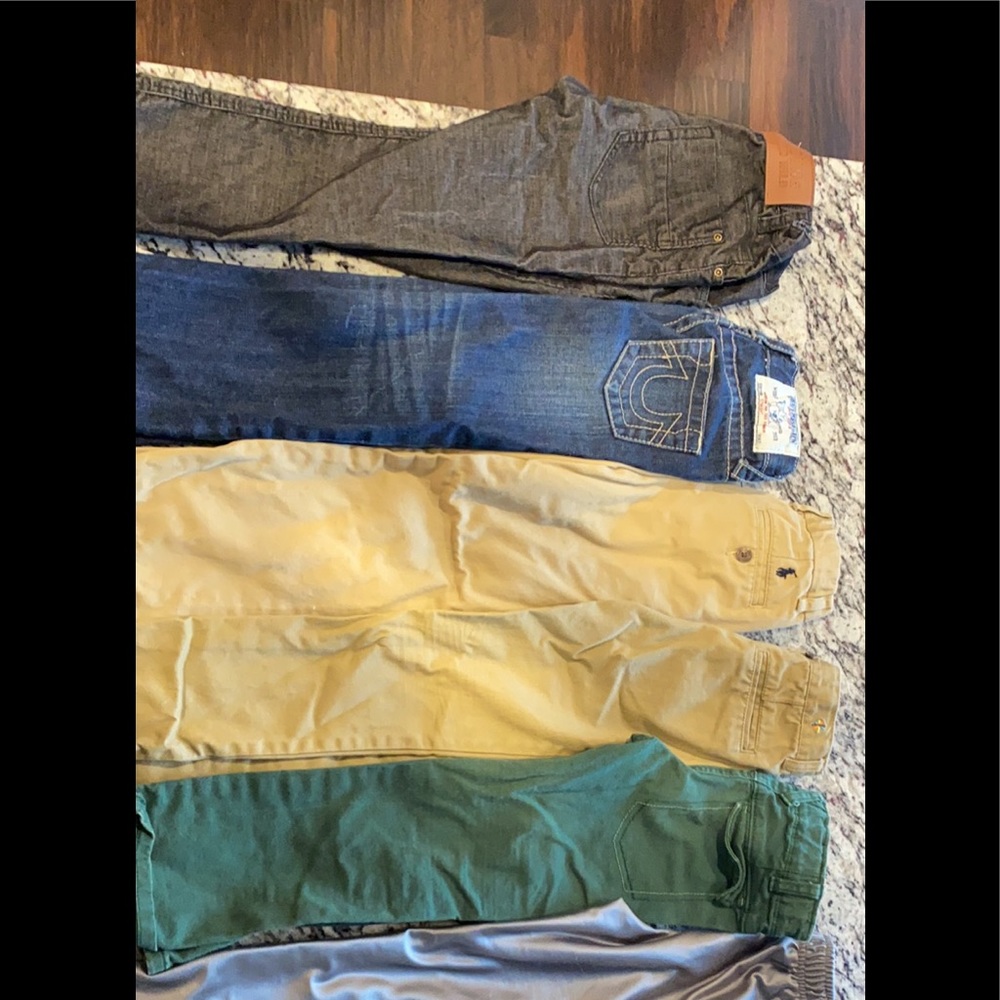 Lot of toddler boys pants
